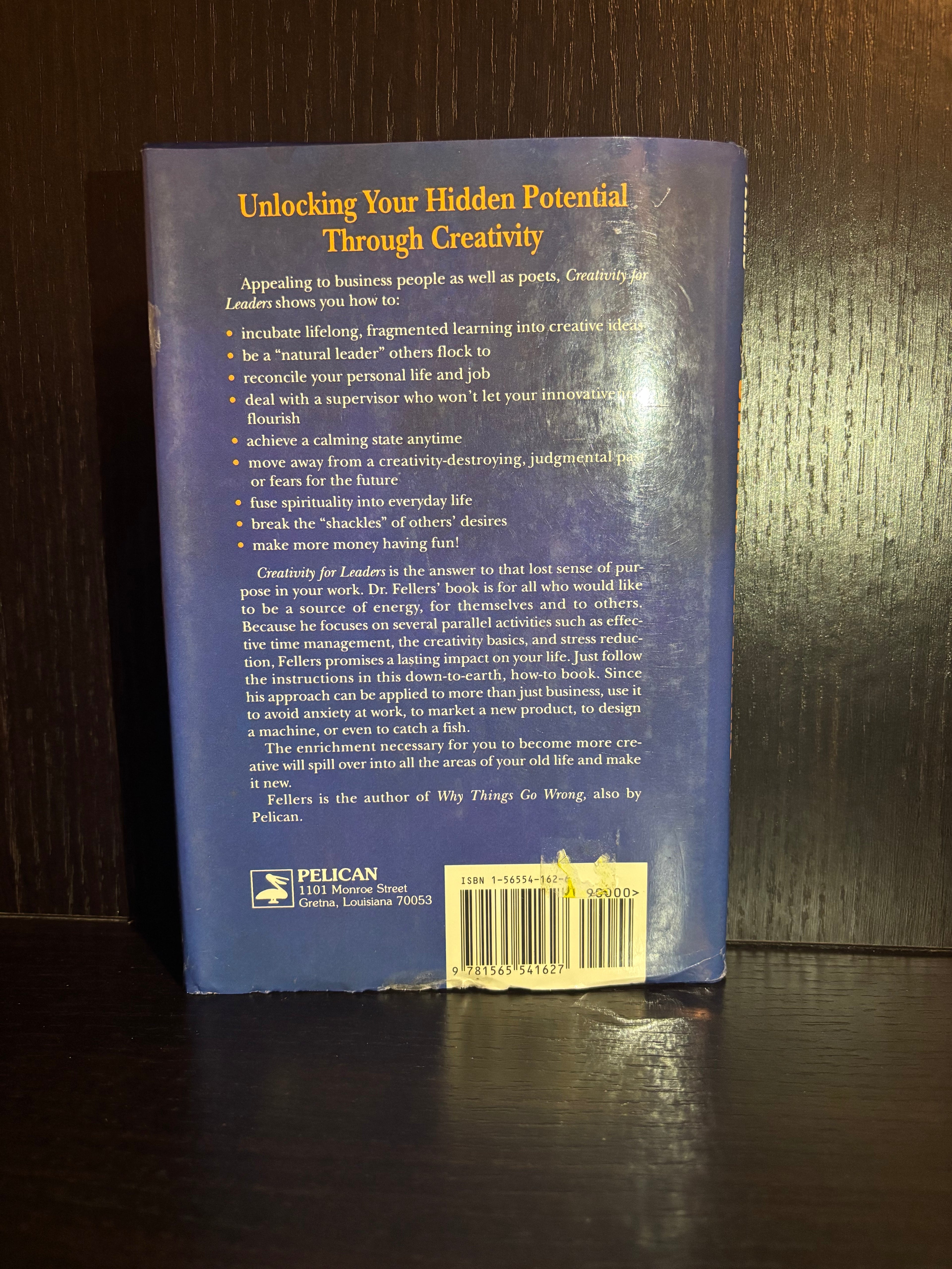 Creativity for Leaders (1995) Plain Notebook