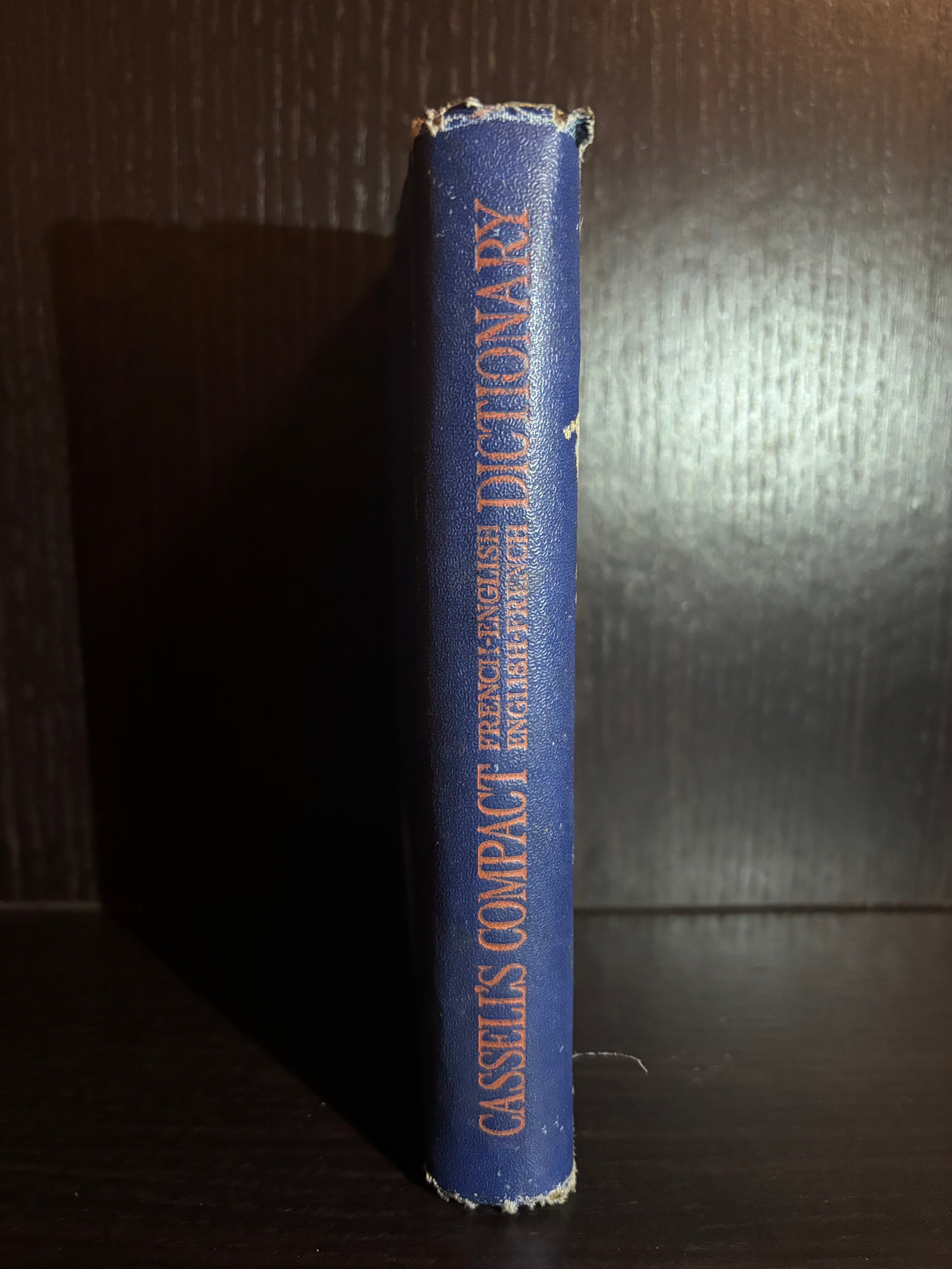 English-French Dictionary (1982) Plain Notebook