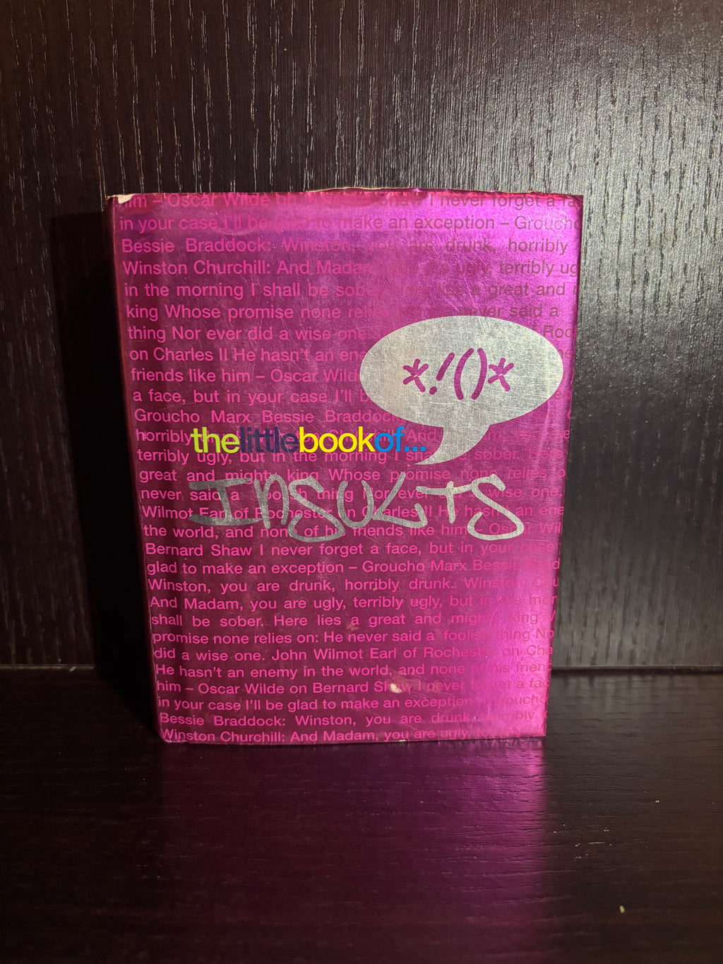 The Little Book of Insults (2005) Plain Notebook