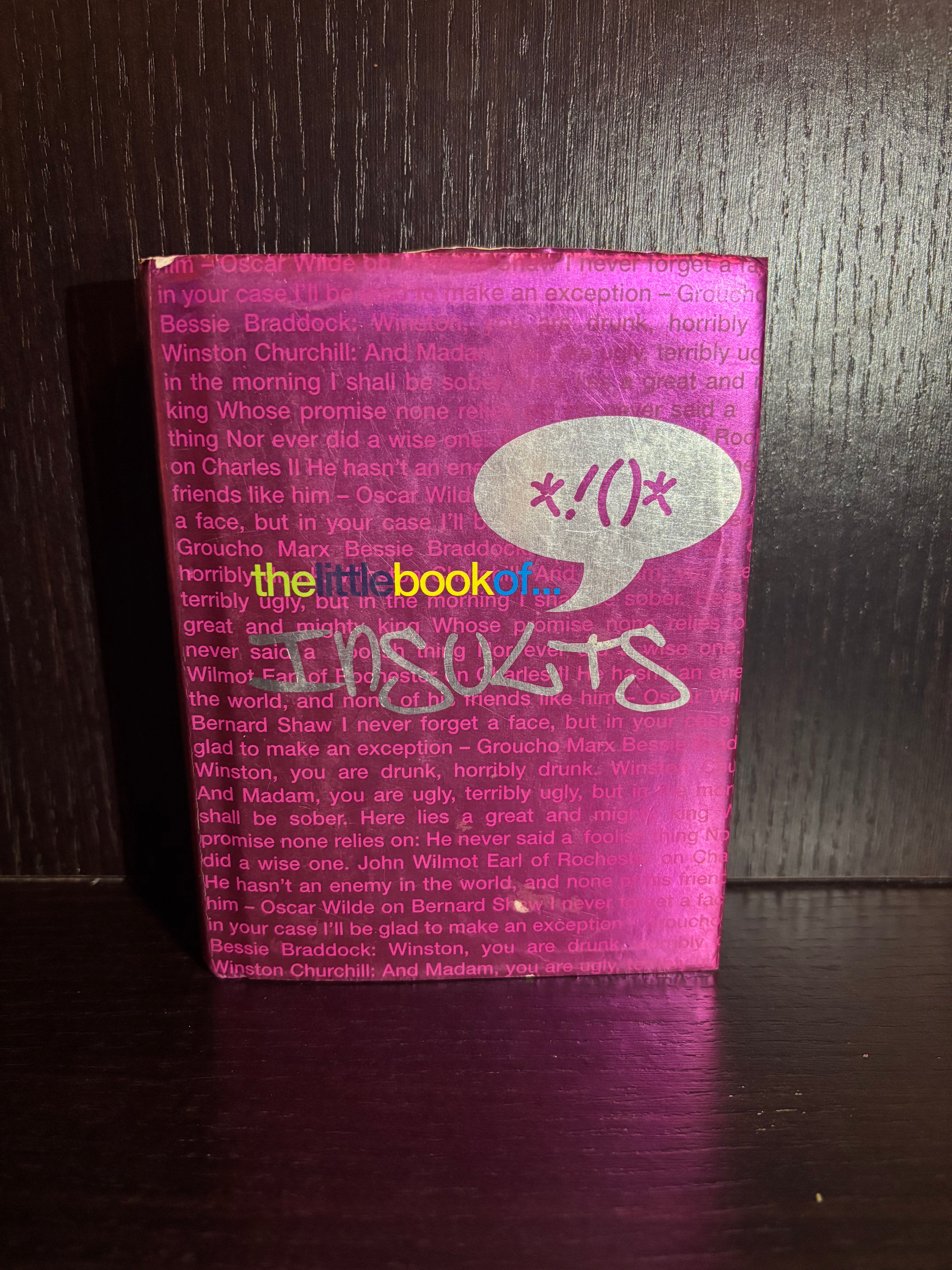 The Little Book of Insults (2005) Plain Notebook