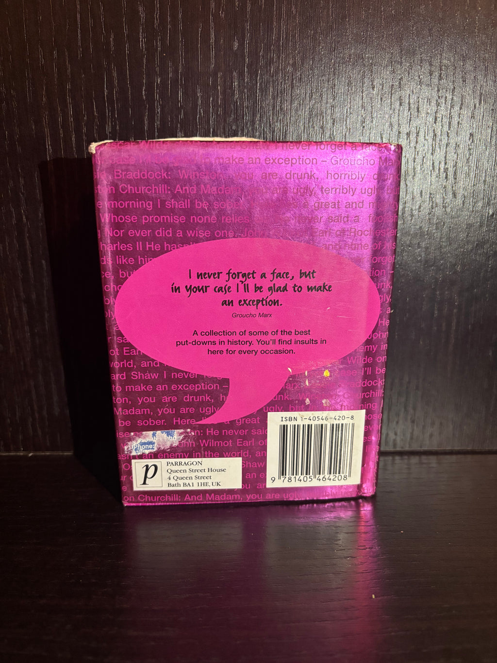 The Little Book of Insults (2005) Plain Notebook