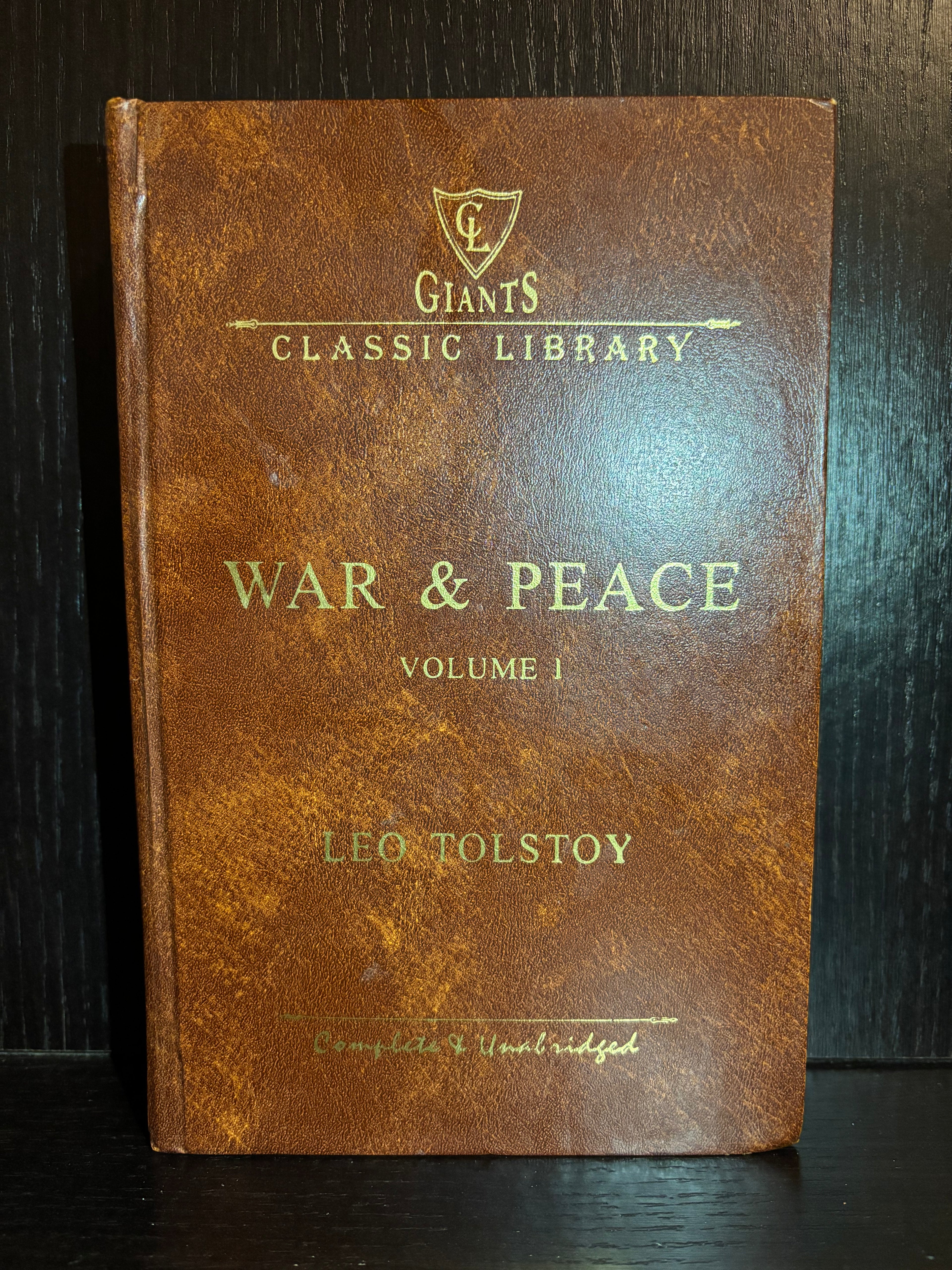 War and Peace Tolstoy (2006) Plain Notebook