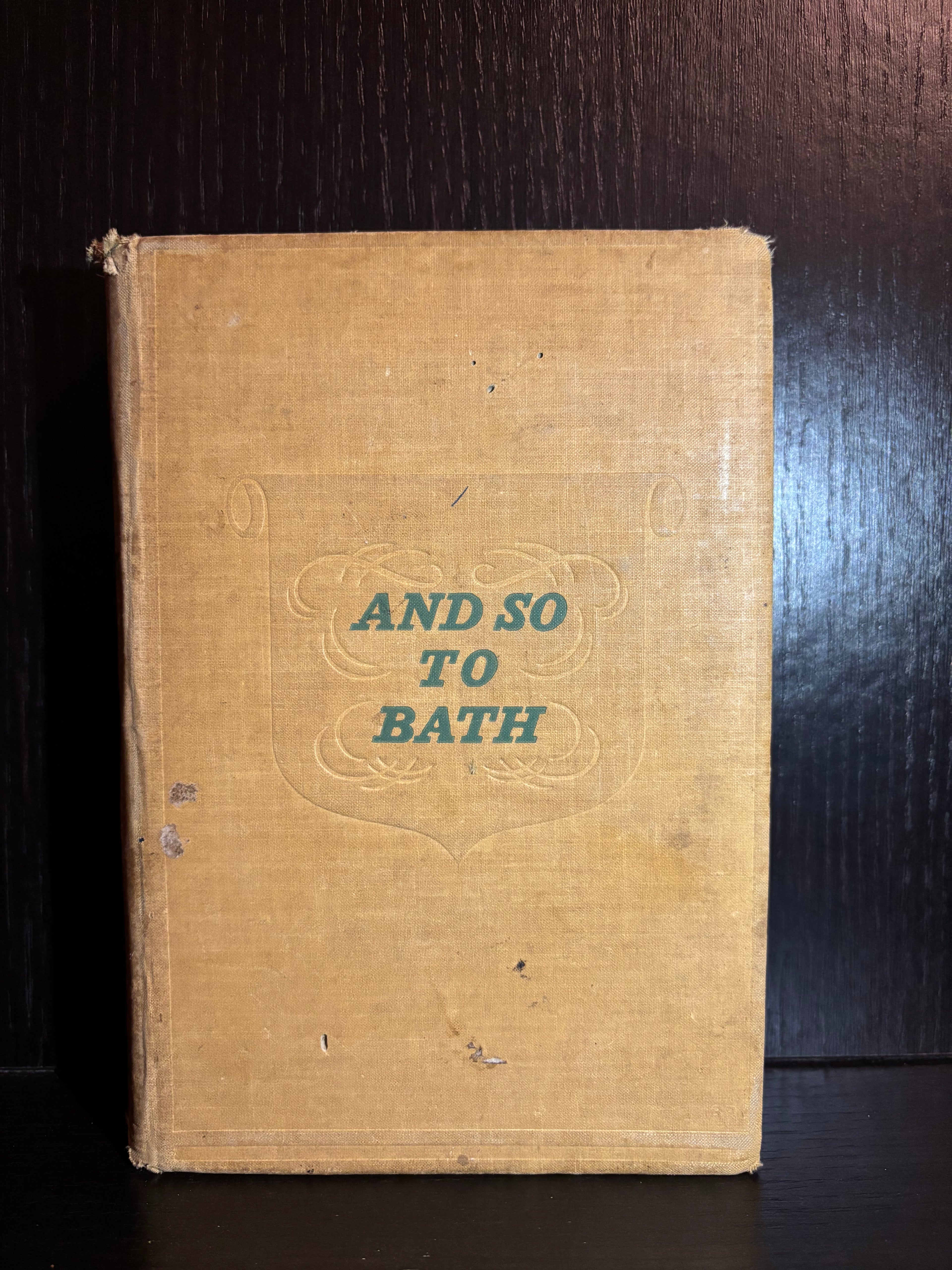 And So To Bath (1941) Ruled Notebook