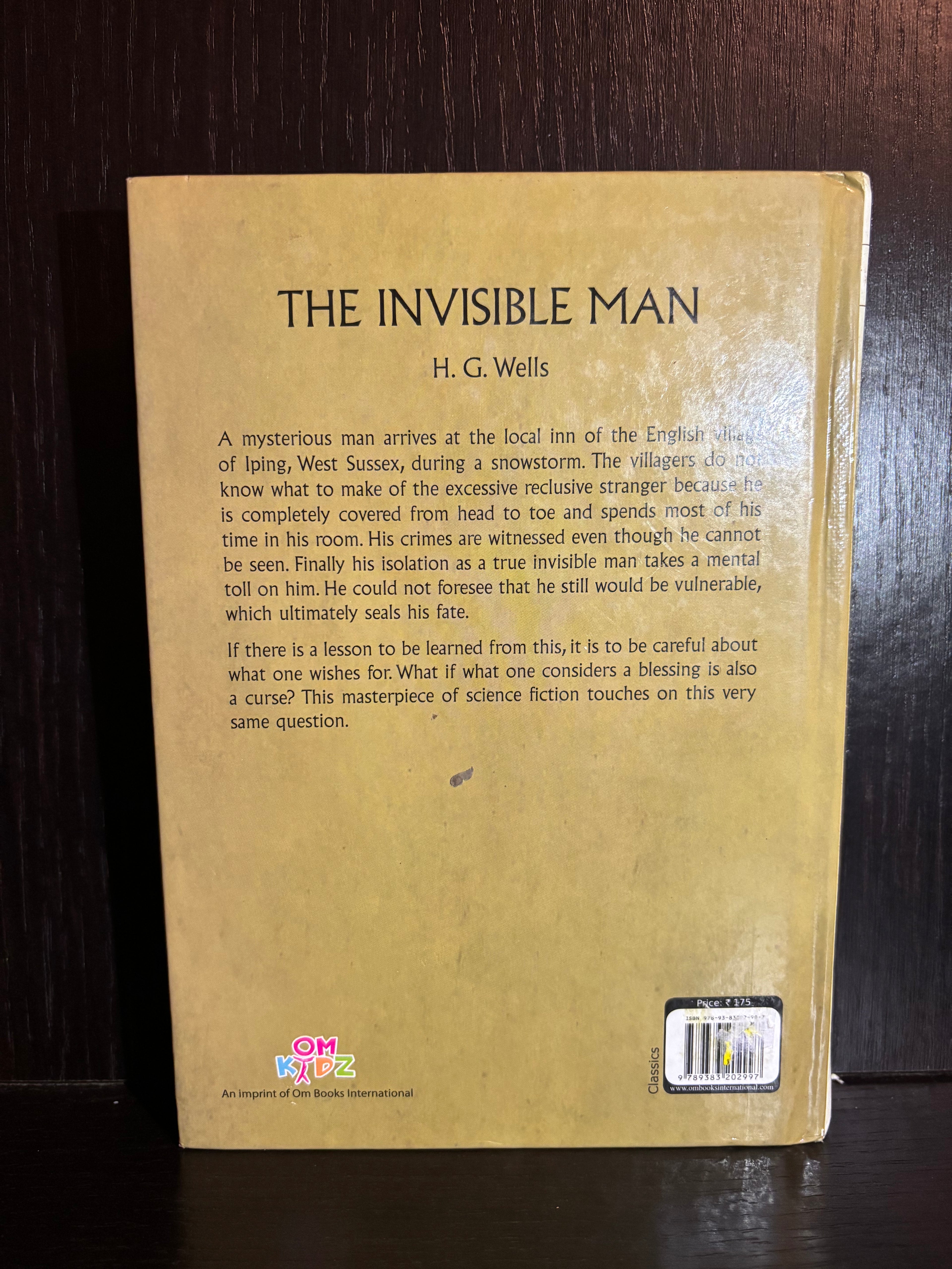 The Invisible Man (2014) Ruled Notebook